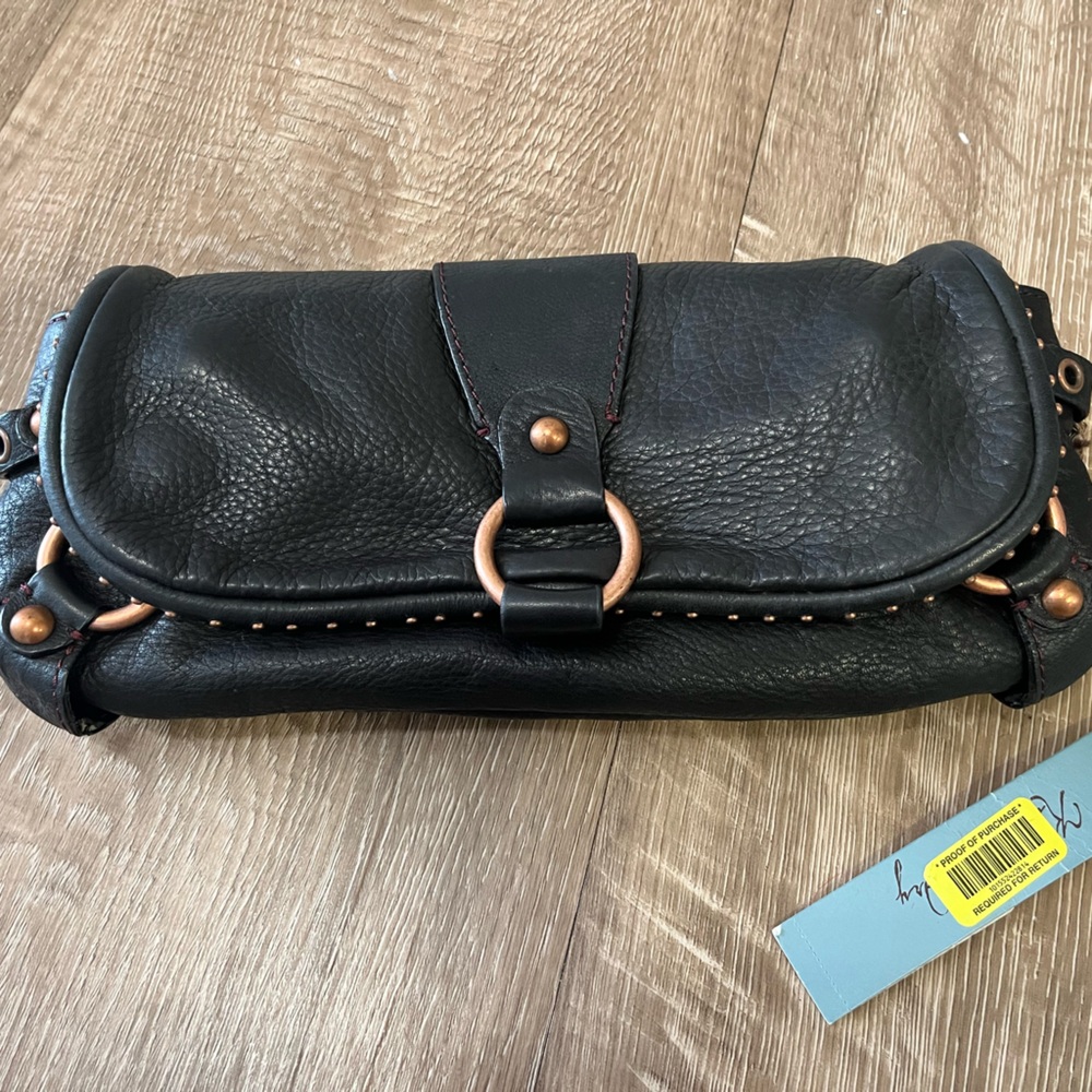 Kate Landry leather clutch purse